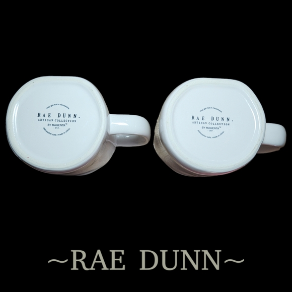 Rae Dunn pair of coffee mugs 'Hustle Hard' & 'Girl Boss' - Picture 6 of 9